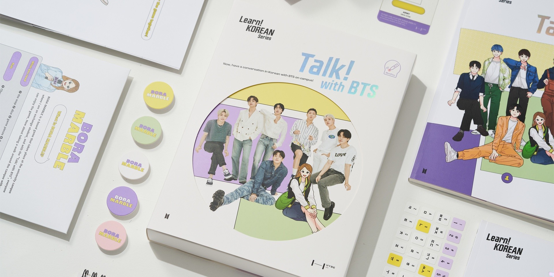 HYBE launches new Korean language study package ‘Talk! with BTS’